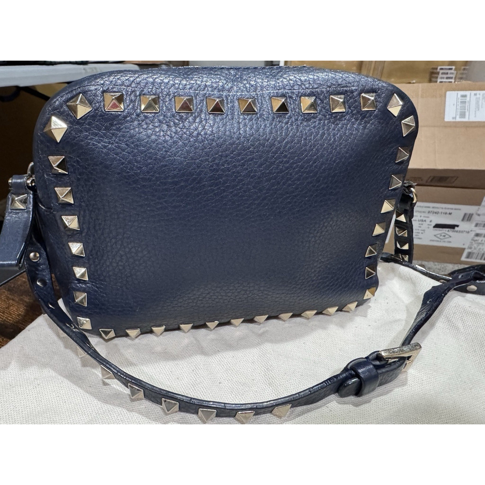 Valentino Rockstud Gold Hardware Crossbody Blue - Picture 6 of 16